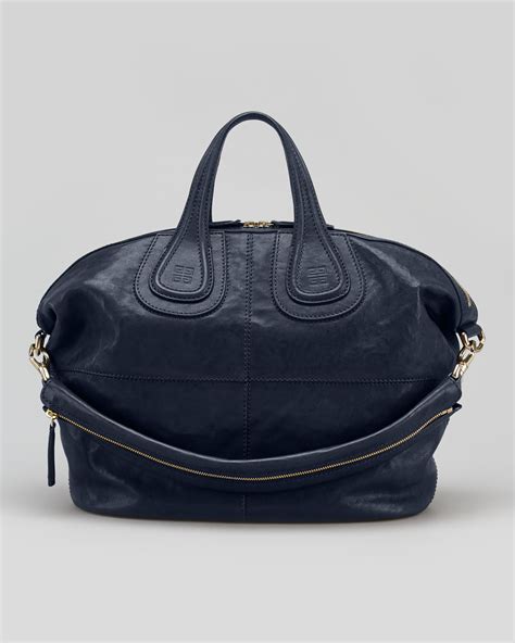 Givenchy Nightingale Medium Satchel Bag, Navy 